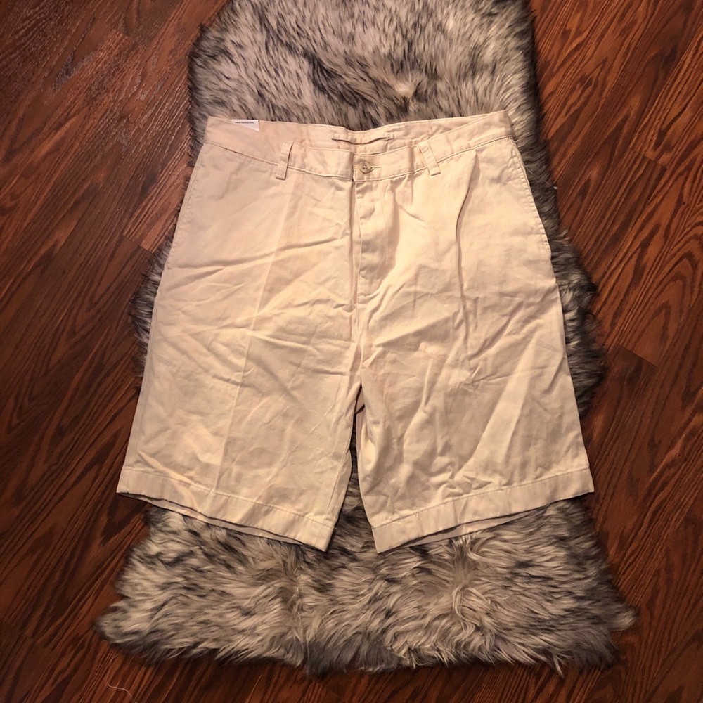 NAUTICA Clipper Men’s Tan Relax Fit Shorts Sz 36W